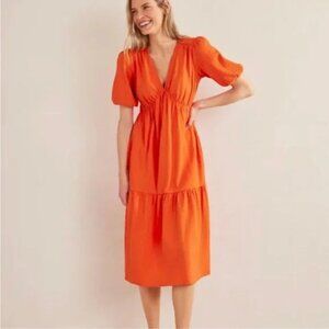 Boden Seersucker midi dress